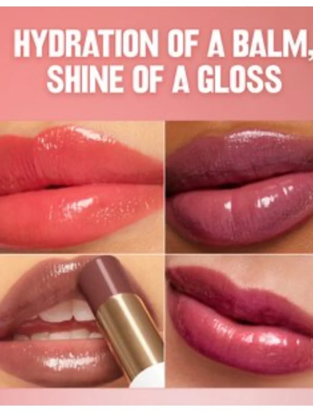 🦋 Revlon Dewy Peach (019) Super Lustrous Glass Shine Balm New Full Size